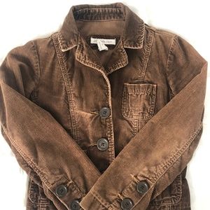ABERCROMBIE Brown Cropped Corduroy Jacket XS